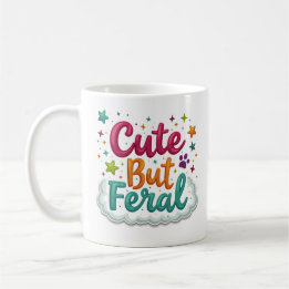 Mug mignon mais sauvage drôle et impertinent