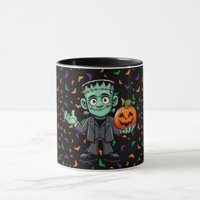 Mug Mignon, monstre du dessin animé Frankenstein (Centre)