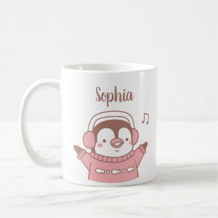 Mug Mignon Pingouin en Pull, Petit-enfant Personnalisé