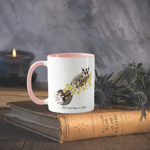 Mug Mignon Sugar Glider Fleurs Tropicales de Plumeria 