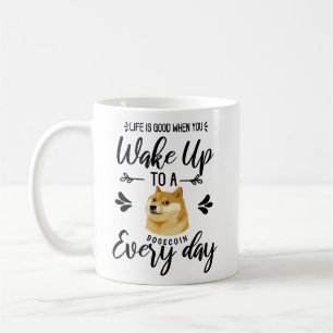 Mug Mignon Tellement Wow ! Mème Dogecoin Hodl