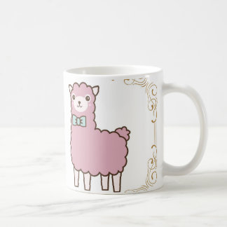 Mug mignon violet lama bébé
