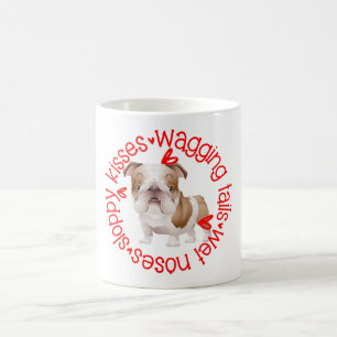 Mug Mignonne Bulldog, Baisers Sloppy