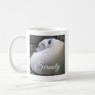 Mug Mignonne Chien Chien Chien Blanche Dormir Sérénité