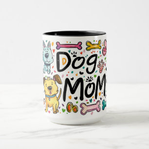 Mug Mignonne Chien Maman Envelopper