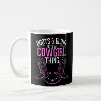 Mug Mignonne Country Girl Boots Bling C'est une petite