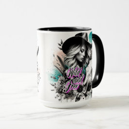 Mug Mignonne cowgirl occidentale