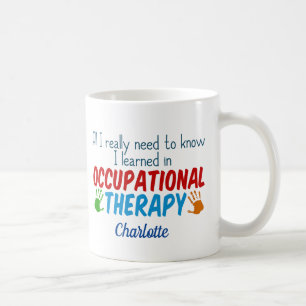 Mug Mignonne ergothérapeute personnalisée OT