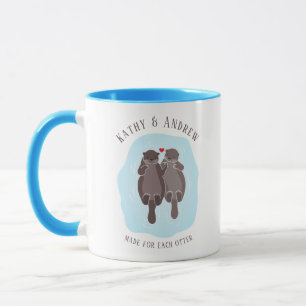 Mug Mignonne faite pour chaque Otter Lui son couple ro