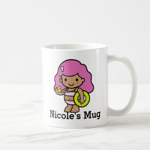 Mug Mignonne fille Garde-vie avec sauveteur