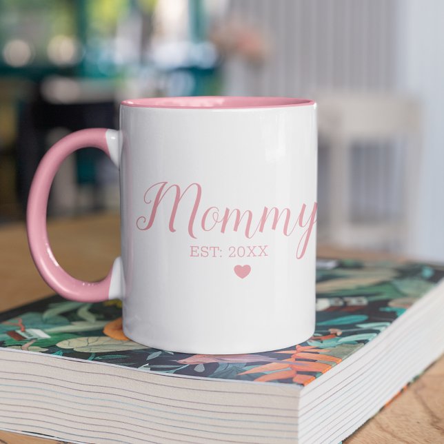 Mug Mignonne maman Est : 20XX Fête des mères (Créateur téléchargé)
