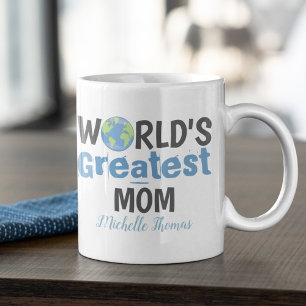 Mug Mignonne Mondes Plus Grande Maman Personnalisée