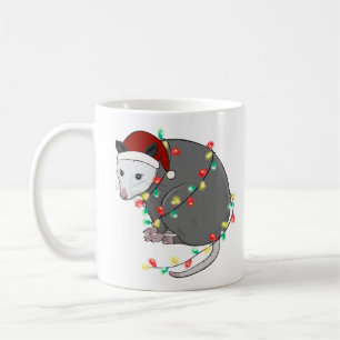 Mug Mignonne Opossum de Noël