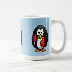 Mug Mignonne Saint Valentin Pingouin Drôle Drôle Carto