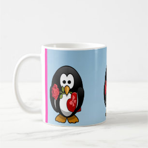 Mug Mignonne Saint Valentin Pingouin Drôle Drôle Carto