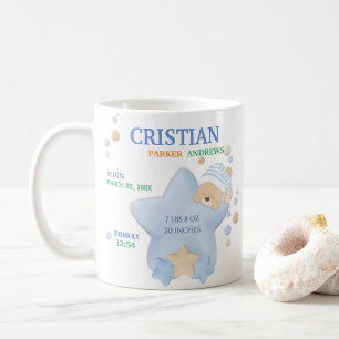 Mug Mignonne Sleeping Teddy Ours Bébé Garçon Birth 