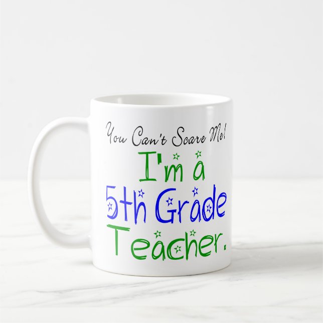Mug Mignonne Vous ne pouvez pas me faire peur Je suis  (Gauche)