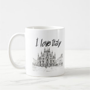 Mug Milan, Italie. bicchiere