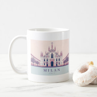 Mug Milan Italie Duomo di Milano Pastel Travel