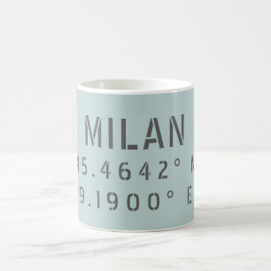 Mug Milan Latitude Longitude