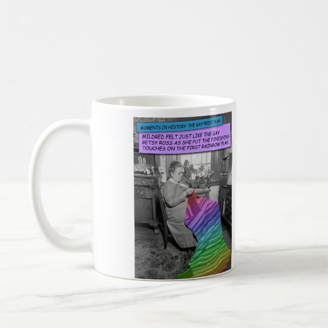 Mug Mildred, la gay Betsy Ross (Gauche)