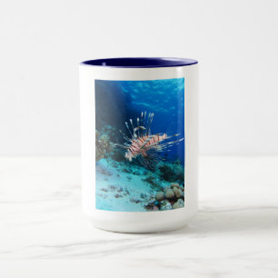 Mug Miles de poissons-lions ou de ptérois, poissons de