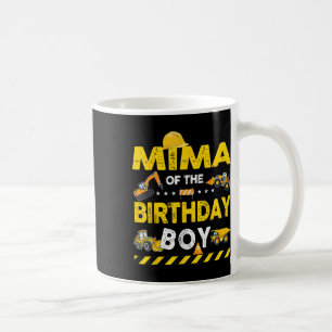 Mug Mima De L'Anniversaire Boy Construction Ouvrier Na