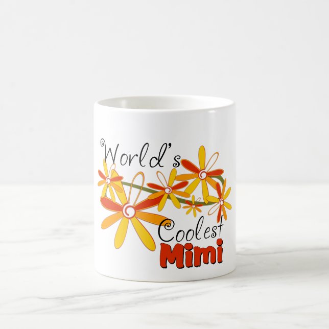 Mug Mimi le plus frais du monde floral (Centre)