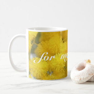 Mug mimosa pour la maman