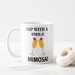 Mug Mimosa Sip Avec Le Sourire Mimosa