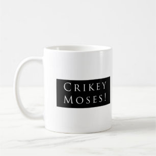 Mug Mince alors Moïse ! Noir simple