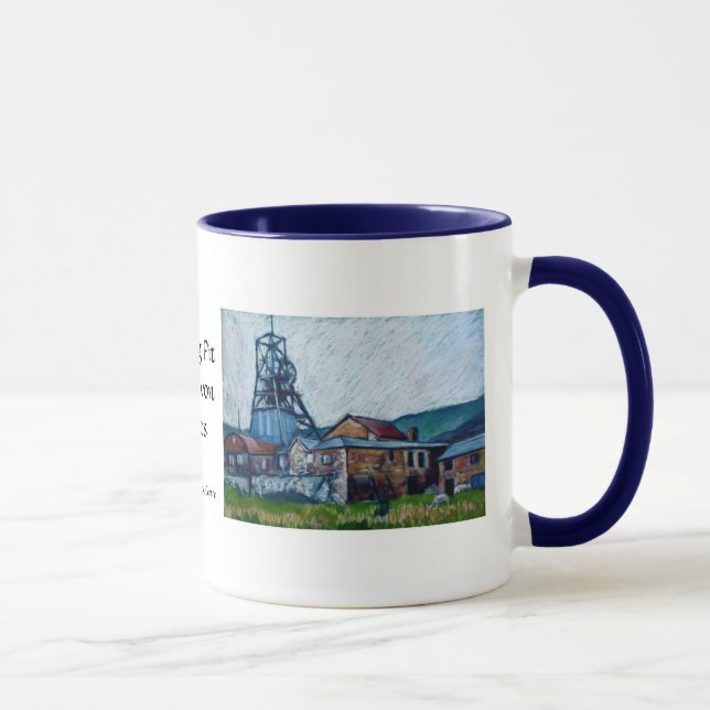 Mug Mine de houille "grand puits, Blaenavon" Pays de (Droite)
