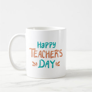 Mug Minialiste Turquoise chaleureux Orange heureux Ens