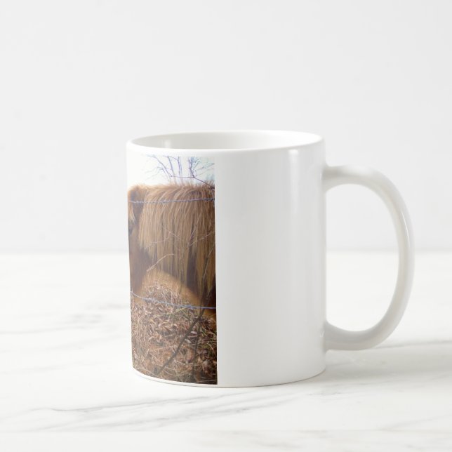 Mug Miniature Donkey & Horse Valentine Heart (Droite)