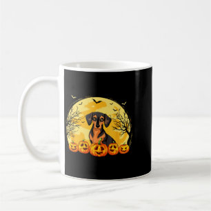 Mug Miniature Pinscher drôle Citrouilles Halloween
