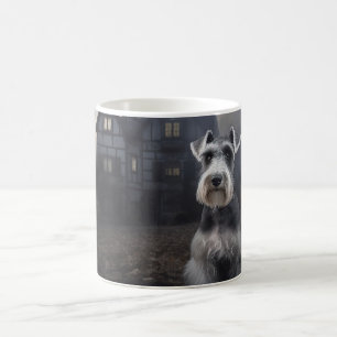 Mug Miniature Schnauzer Halloween Épouvantable