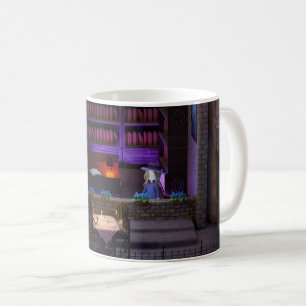 Mug Miniétal encart diorama - bibliothèque et c