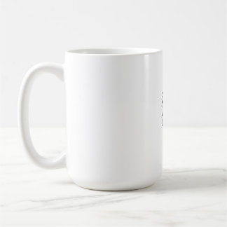 Mug Minimalist Black Ink Quote "Home is Where the Hear