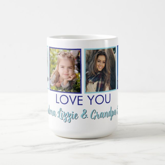 Mug Minimalist Love You Four Photo  (Centre)