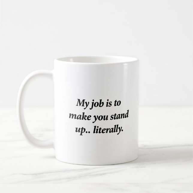 Mug Minimalist Simple Typography Physical Therapy (Gauche)