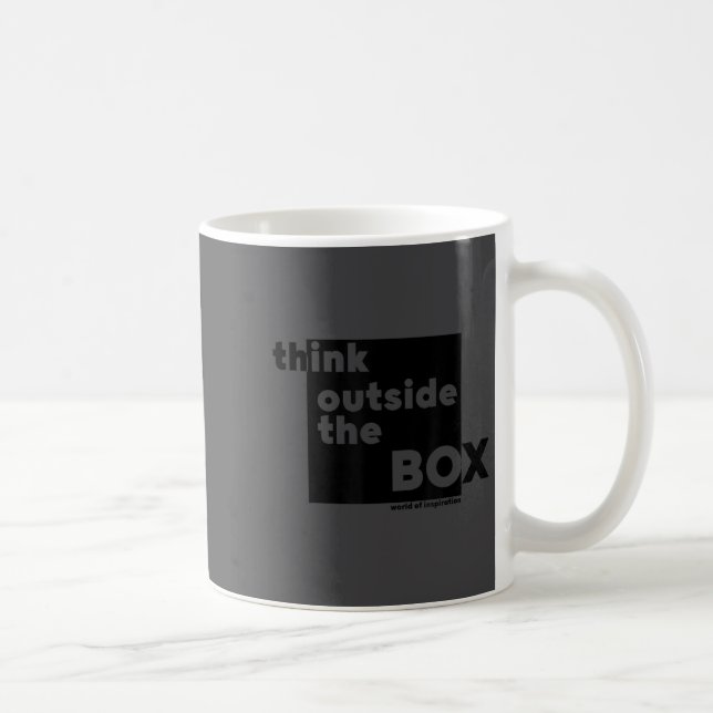 Mug Minimalist Think Outside The Box  (Droite)
