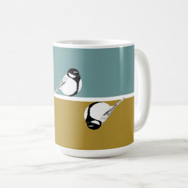 Mug minimaliste de conception d'oiseaux