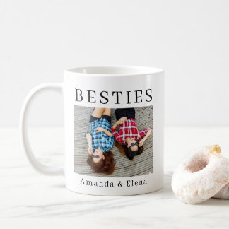 Mug Minimaliste moderne Best Friends BFF Photo Names