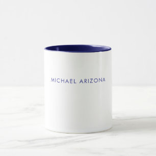 Mug Minimaliste Moderne Simple Nom Propre