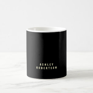 Mug Minimaliste Professionnel Moderne Simple Nom Perso