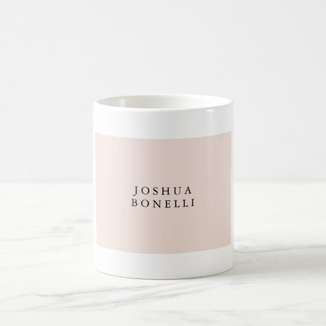 Mug Minimaliste Simple Professionnel Remarquable (Centre)