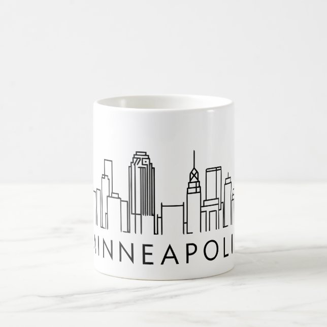 Mug Minneapolis Skyline - Design Cityscape (Centre)