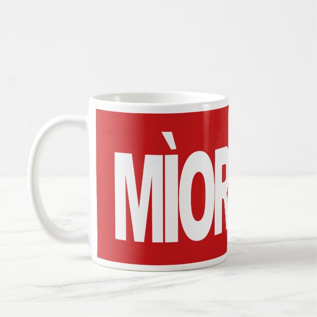 Mug Mìorbhail (Marvel in Scottish Gaelic) (Gauche)