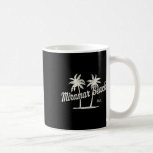 Mug Miramar Beach Floride Vintage les années 70 Palmie