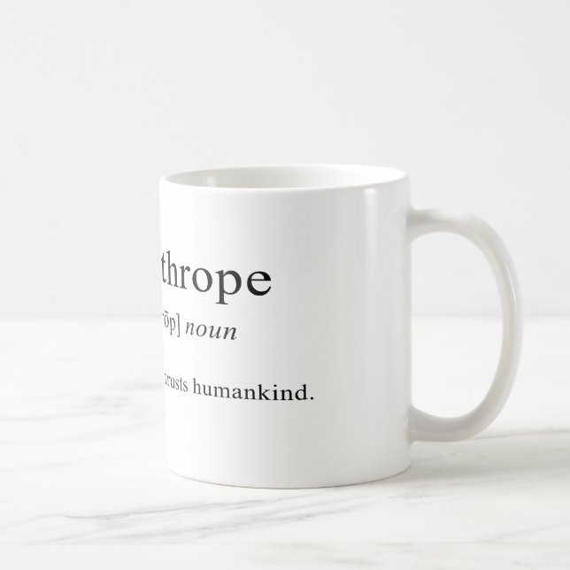 Mug Misanthrope [définition] (Droite)